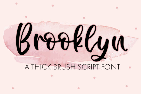 Preview of Brooklyn Font