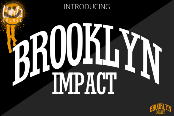 Preview of Brooklyn Impact Font