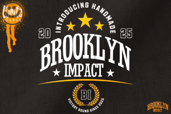 Thumbnail 4 of Brooklyn Impact Font