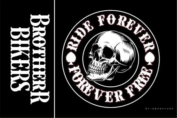 Thumbnail 3 of Brother Bikers Font