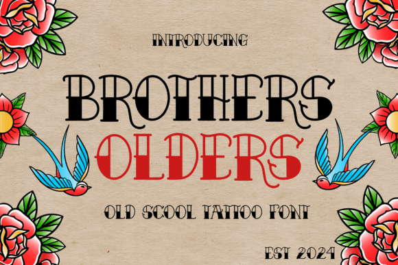 Preview of Brothers Olders Font