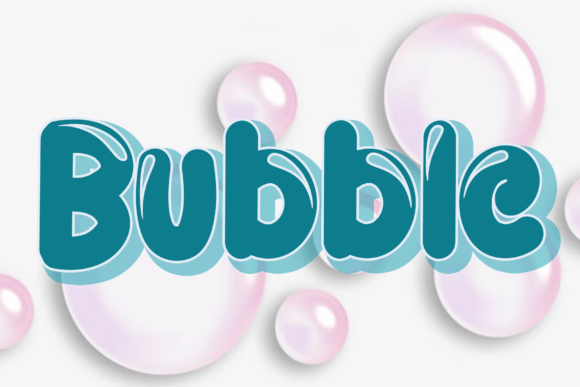 Thumbnail 2 of Bubble Font