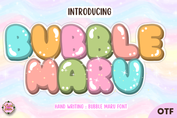 Preview of Bubble Maru Font