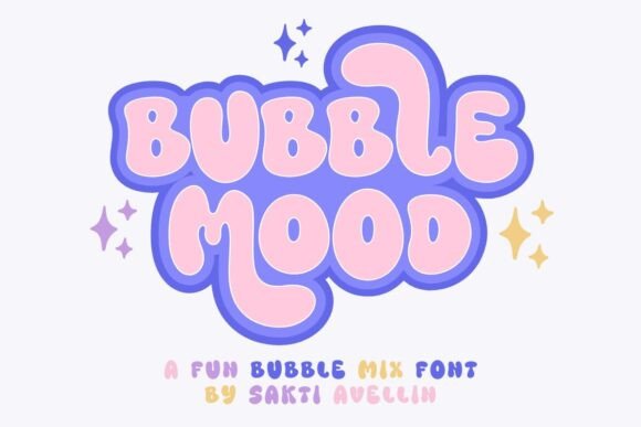 Preview of Bubble Mood Font