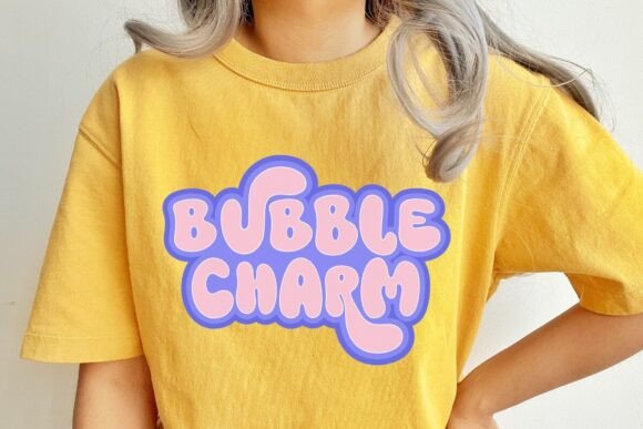 Thumbnail 3 of Bubble Mood Font