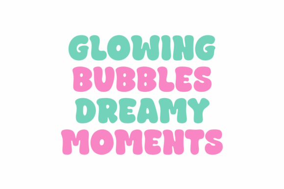 Thumbnail 2 of Bubble Sorbet Font
