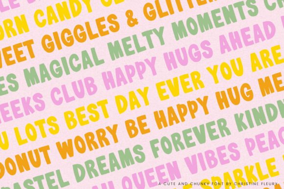 Thumbnail 3 of Bubblegum Pop Font