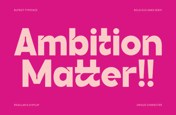 Thumbnail 4 of Bufbot Font