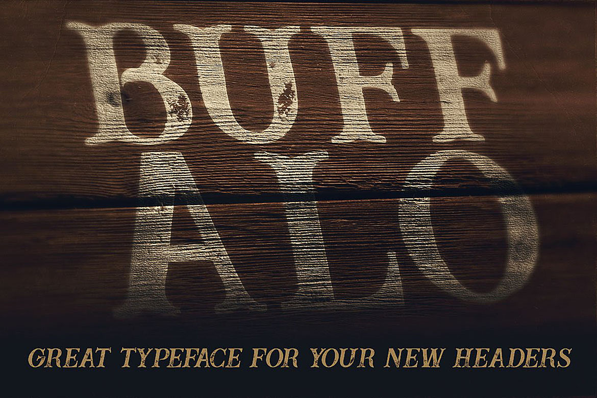 Thumbnail 4 of Buffalo Font