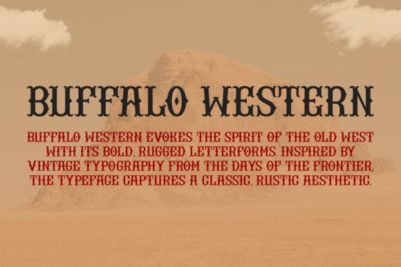Thumbnail 2 of Buffalo Western Font