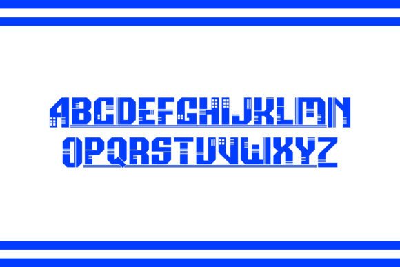 Thumbnail 2 of Builder Block Font