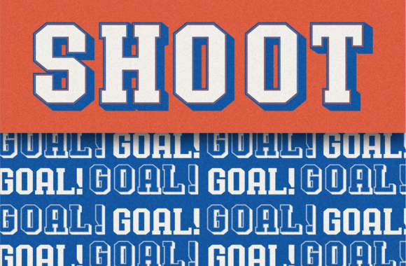 Thumbnail 2 of Bullsy College 3d Font