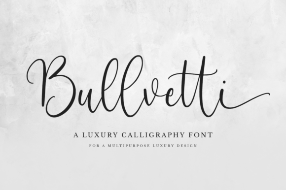 Preview of Bullvetti Font