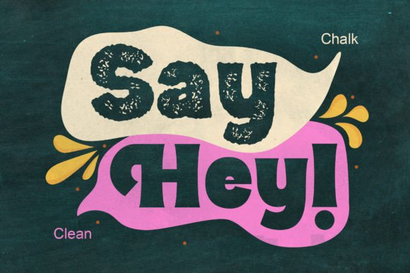Thumbnail 2 of Bun Chalk Font