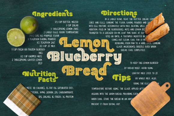 Thumbnail 3 of Bun Chalk Font