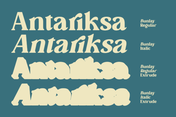 Thumbnail 4 of Bunlay Font