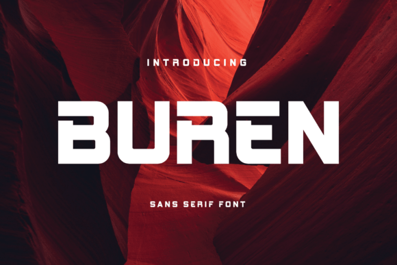 Preview of Buren Font
