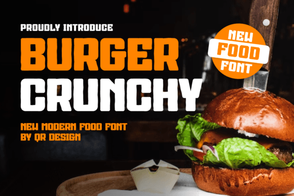Preview of Burger Crunchy Font