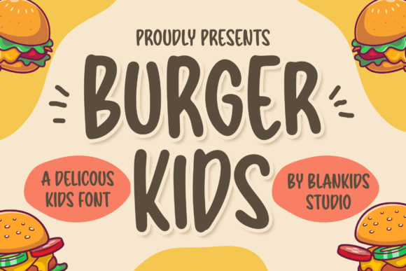Preview of Burger Kids Font