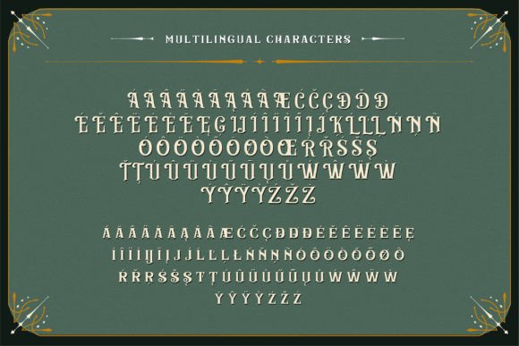 Thumbnail 4 of Burnic Font