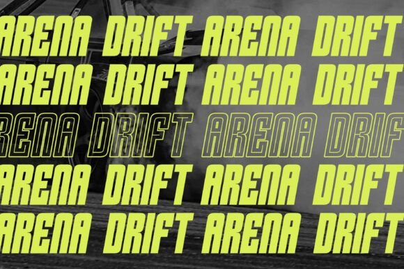 Thumbnail 2 of Burst Speed Font