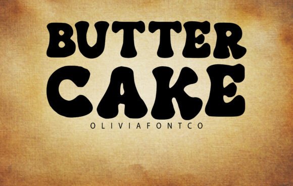Preview of Butter Cake Font