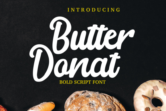 Preview of Butter Donat Font