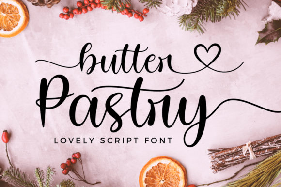Preview of Butter Pastry Font