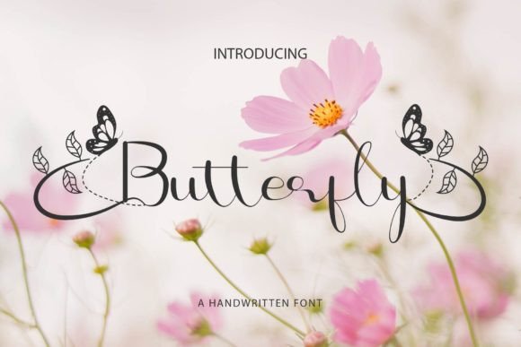 Preview of Butterfly Font