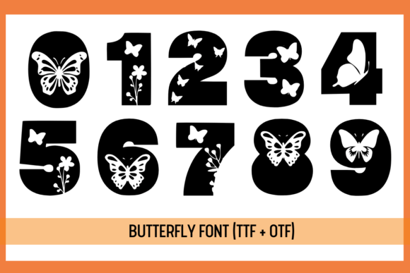 Thumbnail 3 of Butterfly Font