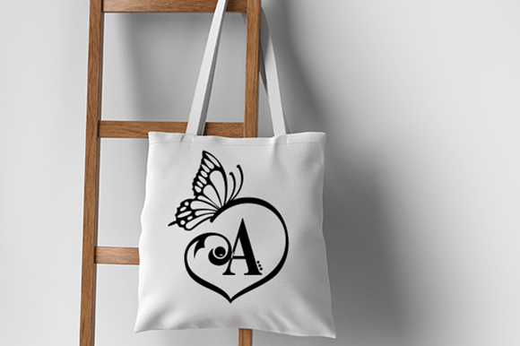 Thumbnail 2 of Butterfly Love Monogram Font