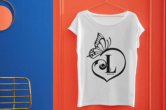 Thumbnail 3 of Butterfly Love Monogram Font