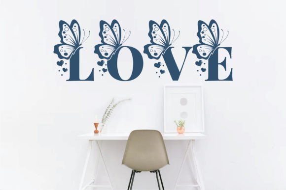 Thumbnail 2 of Butterfly Monogra Font