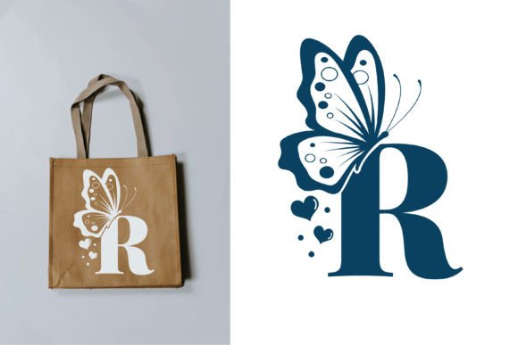 Thumbnail 3 of Butterfly Monogra Font