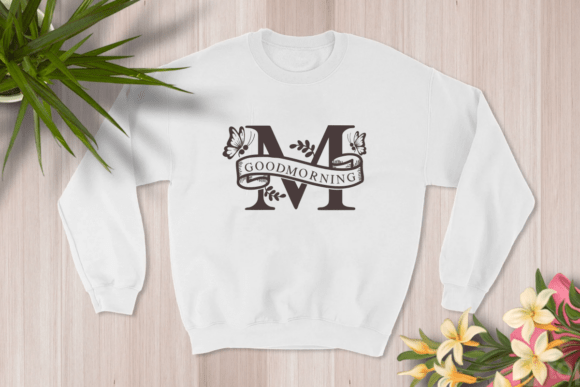 Thumbnail 2 of Butterfly Monogram Font
