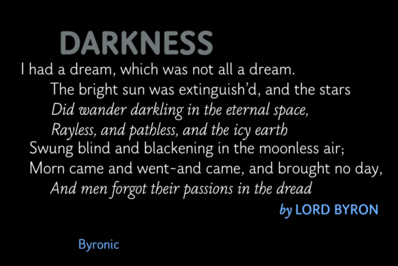 Thumbnail 2 of Byronic Font