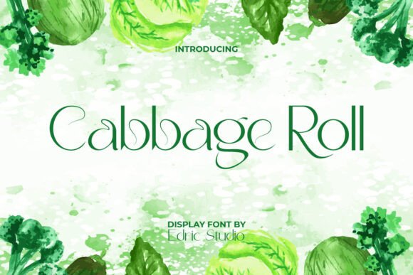 Preview of Cabbage Roll Font