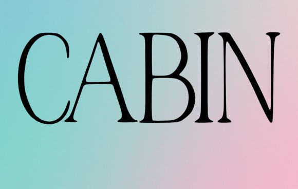Preview of Cabin Font