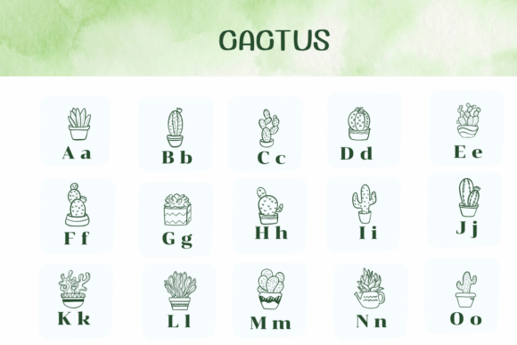 Thumbnail 2 of Cactus Font