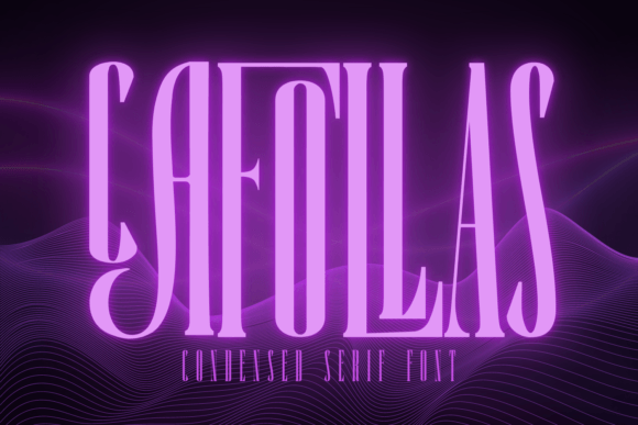 Preview of Cafollas Font