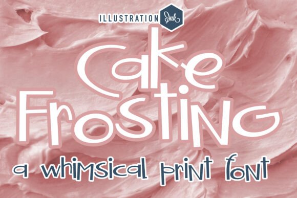 Preview of Cake Frosting Font