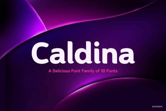 Preview of Caldina Font
