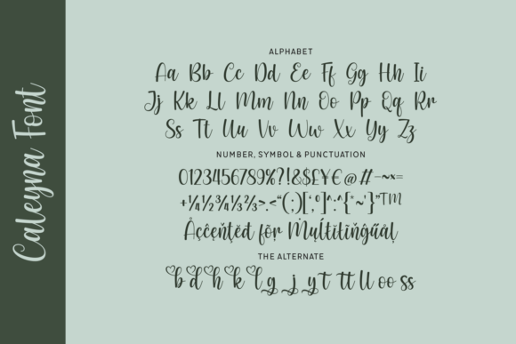 Thumbnail 4 of Caleyna Font