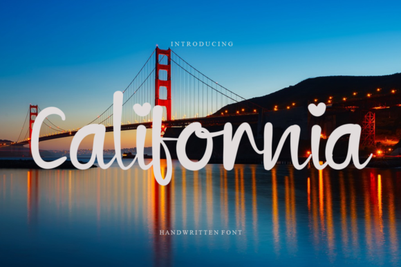 Preview of California Font