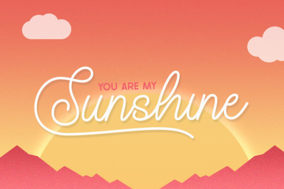 Thumbnail 2 of California Sunset Font