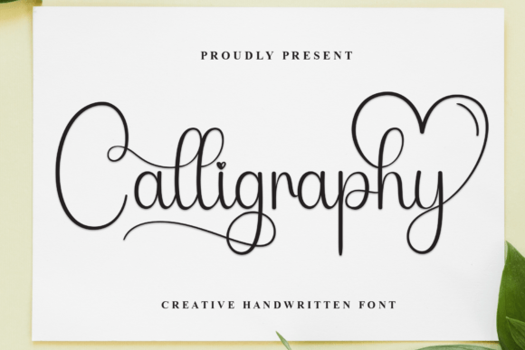 Preview of Calligraphy Font