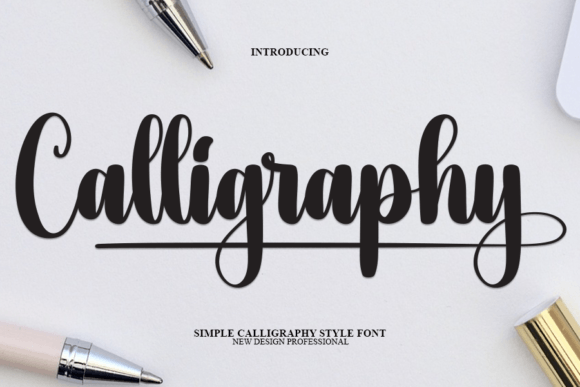 Preview of Calligraphy Font