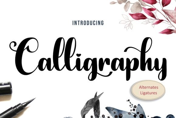 Preview of Calligraphy Font