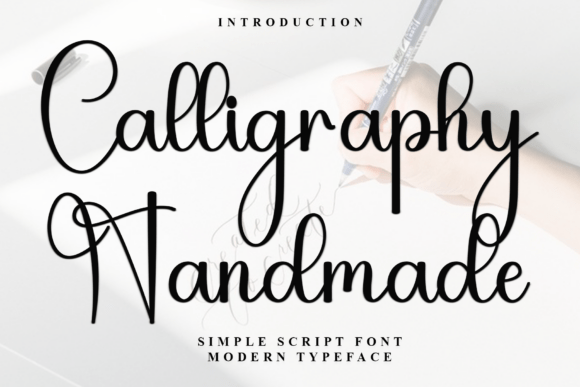Preview of Calligraphy Handmade Font