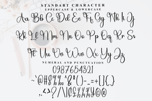 Thumbnail 4 of Calligraphy Handmade Font